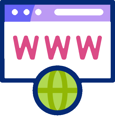 Icon representing Interactive web pages